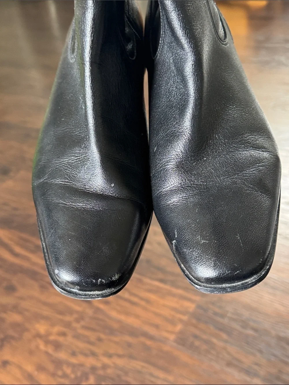 Talbots Black Leather Riding Boots